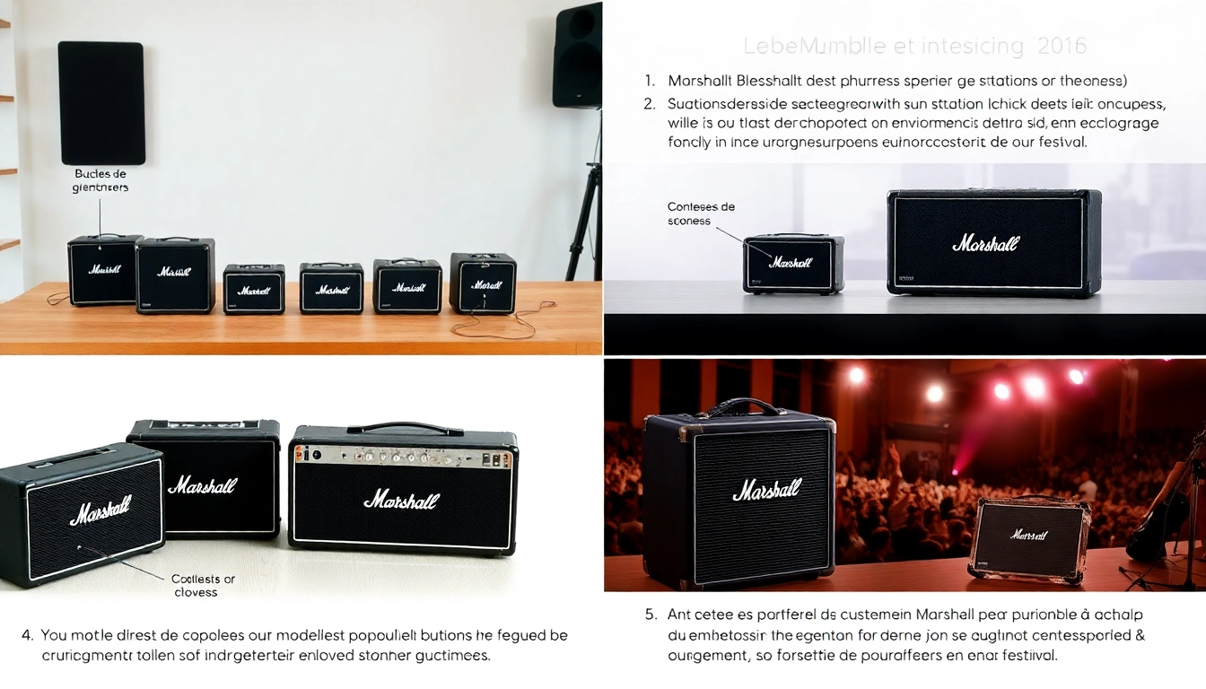 Guide ultime des stations Marshall : Comparez et choisissez l’enceinte Bluetooth parfaite