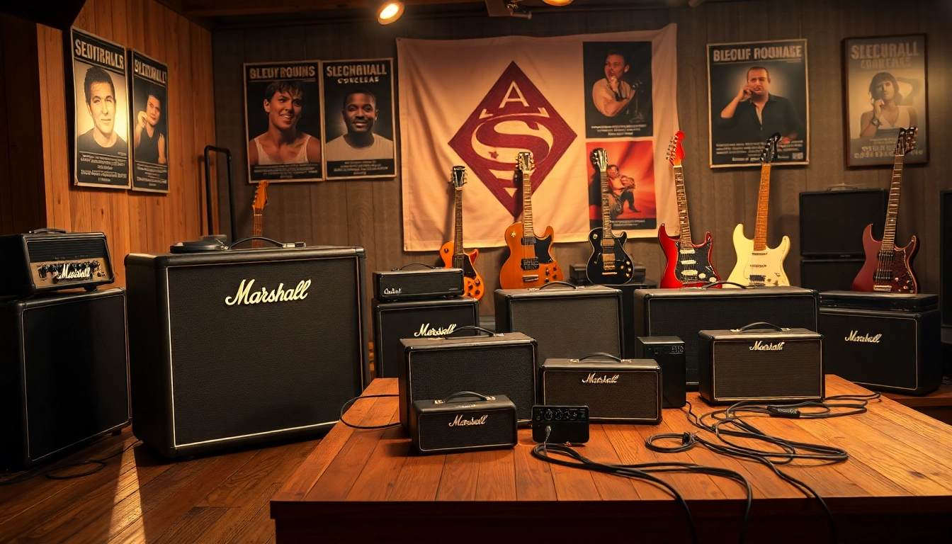 Découvrez l’univers Marshall : amplis, enceintes et nouveautés