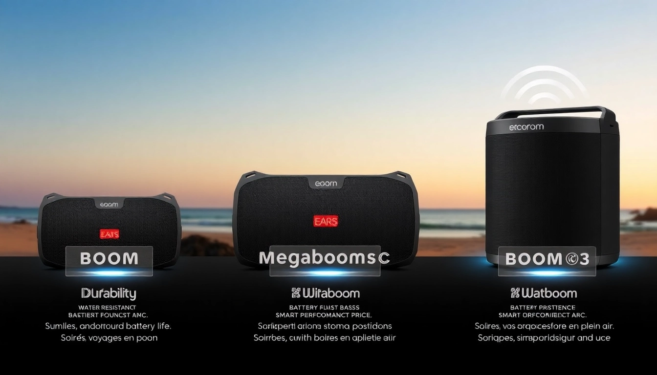 Ultimate Boom : Guide d’achat et comparaison des enceintes Ultimate Ears