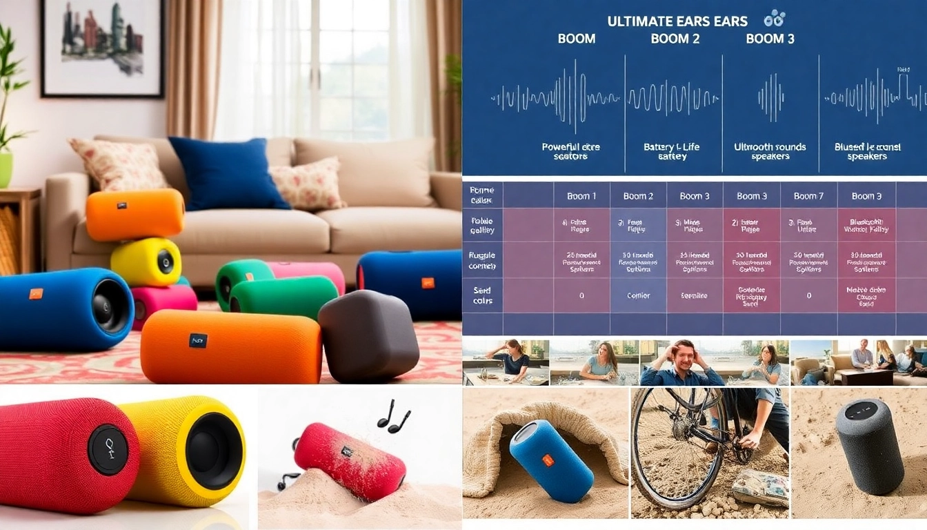 Les Meilleures Enceintes Boom Ultimate Ears : Guide d’Achat et Comparatif