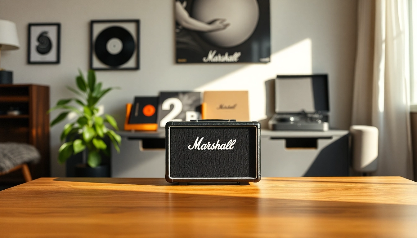 Découvrez les Meilleures Enceintes Bluetooth Marshall pour un Son Exceptionnel
