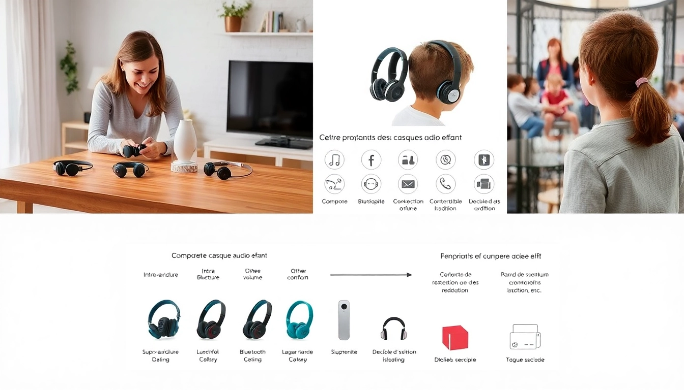 Guide complet des casques audio enfant : sécurité, confort et style