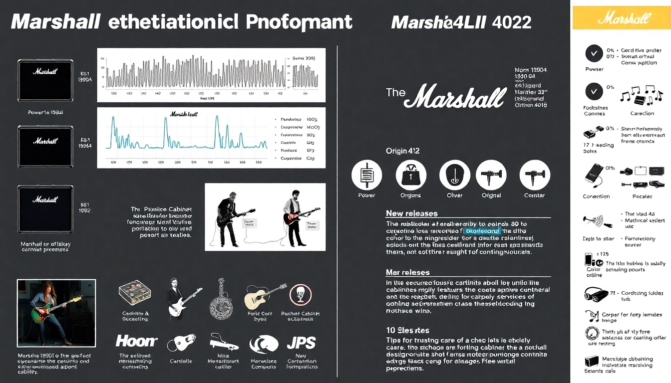 Comparatif des meilleurs baffles Marshall : qualité de son et choix optimisés