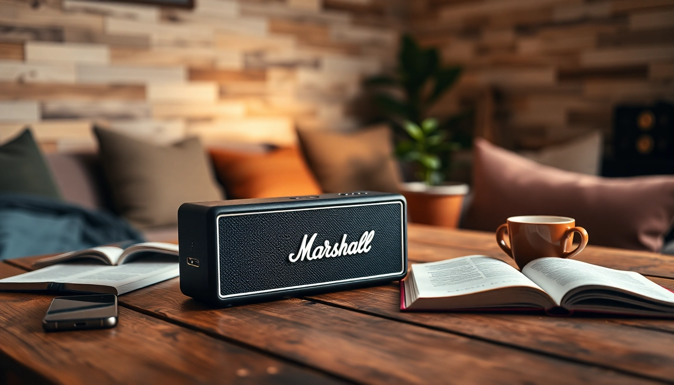 Découvrez les Meilleures Enceintes Bluetooth Marshall pour un Son Puissant